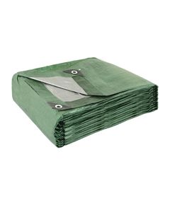 Тент MASTERTOOL 8x10 м двусторонний 130 г/м² хаки/серебро, фото  | SNABZHENIE.com.ua