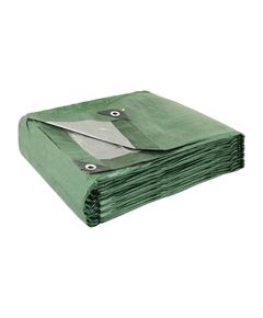 Тент MASTERTOOL 6x10 м двосторонній 130 г/м² хаки/срібло 89-1610, фото  | SNABZHENIE.com.ua