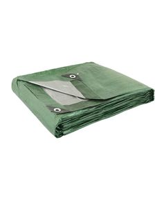 Тент MASTERTOOL 4x5 м двусторонний 130 г/м² хаки/серебро, фото  | SNABZHENIE.com.ua