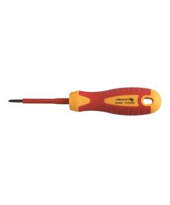 Викрутка діелектрична хрестова PН0 60 мм, 1000 V, сталь S2 HOEGERT HT1S920, фото  | SNABZHENIE.com.ua