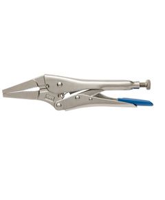 Клещи зажимные удлиненные прямые губки, 225 мм, HOEGERT HT1P384, фото  | SNABZHENIE.com.ua