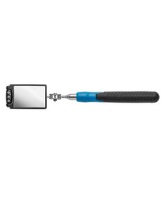Телескопическое зеркало 50х80 мм с LED, 300-880 мм HOEGERT HT4R504, фото  | SNABZHENIE.com.ua