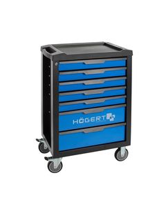 Тележка для инструментов HOEGERT HT7G048 с 7 ящиками, фото  | SNABZHENIE.com.ua