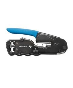 Пресс-клещи HOEGERT HT1P172 для телефонных наконечников 6P, 8P, RJ45, фото  | SNABZHENIE.com.ua