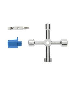Ключ для електротехнічних шаф 6 в 1 HOEGERT HT1W760, фото  | SNABZHENIE.com.ua