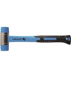 Молоток рихтовочный 600 г с рукояткой из стекловолокна HOEGERT HT3B048, фото  | SNABZHENIE.com.ua