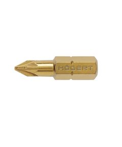 Биты PZ2 25 мм, сталь S2 с нитридом титана, 5 шт. HOEGERT HT1S385, фото  | SNABZHENIE.com.ua