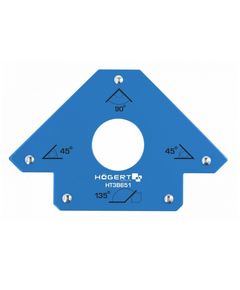 Магнітний кутник для зварювання 22,5 кг 155х102х18 мм HOEGERT HT3B651, фото  | SNABZHENIE.com.ua