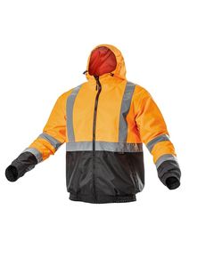 Светоотражающая куртка HOEGERT летняя NIMS, оранжевая, 3XL, фото  | SNABZHENIE.com.ua