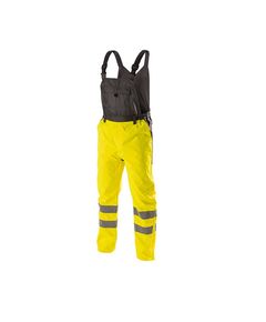 Полукомбінезон HOEGERT сигнальний VOLME, жовтий, дощовий, фото  | SNABZHENIE.com.ua