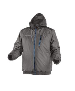Утепленная куртка бомбер HOEGERT MOZEL, графит, HT5K242-3XL, фото  | SNABZHENIE.com.ua