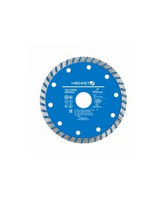 Алмазный отрезной диск Turbo 125x2x22,3 мм HOEGERT HT6D754, фото  | SNABZHENIE.com.ua