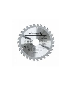 Пильный диск по дереву 160x30x30, Mn65, HOEGERT HT6D774, фото  | SNABZHENIE.com.ua