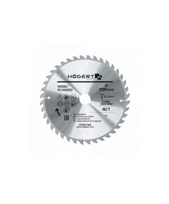 Пильный диск по дереву 255x40Tx30, Mn65 HOEGERT HT6D789, фото  | SNABZHENIE.com.ua