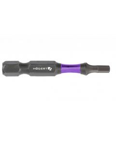 Ударные биты HEX 2, 50 мм, сталь S2, 2 шт. HOEGERT HT1S177, фото  | SNABZHENIE.com.ua