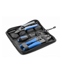 Пресс-клещи для обжима проводов, 6 сменных матриц HOEGERT HT1P177, фото  | SNABZHENIE.com.ua