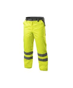 Утепленные сигнальные штаны HOEGERT JADE, желтые, фото  | SNABZHENIE.com.ua