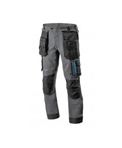 Брюки рабочие HOEGERT TAUBER 4-way stretch, темно-серые, 3XL, фото  | SNABZHENIE.com.ua