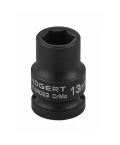 Головка торцевая ударная 1/2 13 мм CrMo, DIN 3121, HOEGERT HT4R063, фото  | SNABZHENIE.com.ua