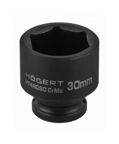 Головка торцевая ударная 1/2" 30 мм, CrMo, HOEGERT HT4R080, фото  | SNABZHENIE.com.ua