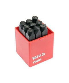 Набор цифровых клейм YATO (YT-6855) 9 шт., 8 мм для маркировки, фото  | SNABZHENIE.com.ua