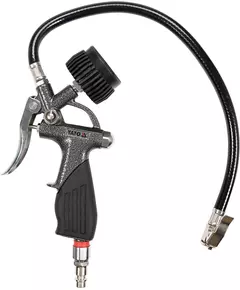 Пистолет для накачки шин с манометром P до 1 MPa, вращающееся соединение 1/4 YATO (YT-23701), фото  | SNABZHENIE.com.ua