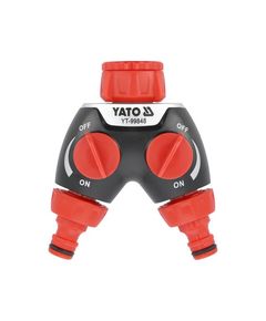 Розветвлювач садового шланга YATO 3/4 і 1 з ABS-пластика, фото  | SNABZHENIE.com.ua