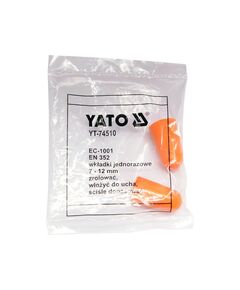 Протишумові беруші YATO 38 дБ, поліуретан, 200 пар, фото  | SNABZHENIE.com.ua