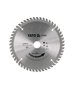 Диск пильный YATO по алюминию 160/20 мм, 52 зуба, t=1,5 мм, фото  | SNABZHENIE.com.ua
