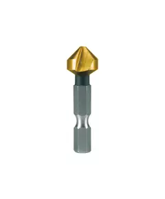 Зенкер 6,3 мм с удлинённым шестигранным хвостовиком 1/4 дюйма HSS TiN 90° RUKO (102313TR), фото  | SNABZHENIE.com.ua
