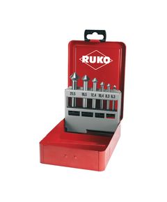 Набор зенкеров QUICKCut 6 шт. HSS Co, DIN 335, 90° (6,3-20,5 мм) RUKO, фото  | SNABZHENIE.com.ua
