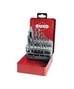 Набор метчиков и сверл RUKO HSS-G 245004R в кейсе, фото  | SNABZHENIE.com.ua