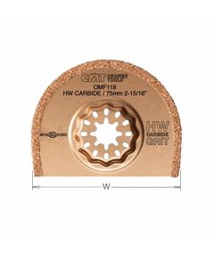 Пильное полотно осцилляционное STARLOCK OMF118-X1, 75 мм, 1 шт., фото  | SNABZHENIE.com.ua