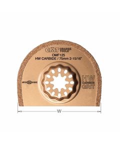 Пильное полотно осциляционное OMF125-X5 STARLOCK W=75 K=1,2, 1 шт., фото  | SNABZHENIE.com.ua