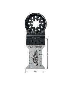 Полотно осциляционное STARLOCK OMF160-X5, 35x50 мм, 5 шт., фото  | SNABZHENIE.com.ua
