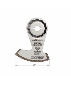 Пильне полотно осциляційне STARLOCK OMF243-X1, W=60, K=2,2, 1 шт., фото  | SNABZHENIE.com.ua