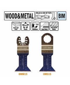 Пильное полотно OMM15, W=45, I=48, TPI=18, 50 шт., универсальное крепление, фото  | SNABZHENIE.com.ua