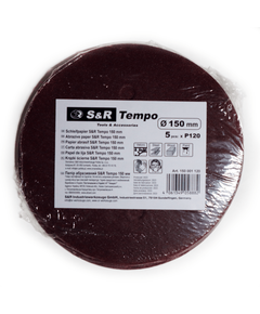 Шлифовальный круг S&R Tempo D150 мм, зерно 120, 5 шт, фото  | SNABZHENIE.com.ua