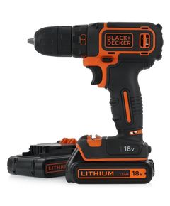 Аккумуляторная дрель-шуруповерт BLACK DECKER BDCDC18B, 18 В, фото  | SNABZHENIE.com.ua