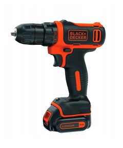 Аккумуляторная дрель-шуруповерт BLACK DECKER BDCDD12B 12V, фото  | SNABZHENIE.com.ua