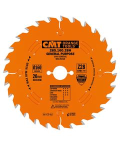 Дисковая пила CMT 165x20 мм, Z 24 для ручных циркулярных пил, фото  | SNABZHENIE.com.ua