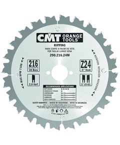 Пила CMT 210x25 мм, Z24 для циркулярных пил, продольное пиление, фото  | SNABZHENIE.com.ua
