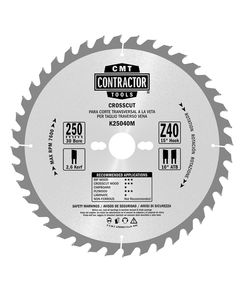 Диск пильный 216x30 мм, Z 24+48, по дереву Contractor, 3 шт, CMT, фото  | SNABZHENIE.com.ua