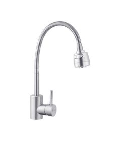 Смеситель для кухни Agua Acero с гибким изливом INOX035-2, фото  | SNABZHENIE.com.ua
