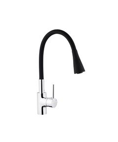 Смеситель для кухни Kroner KRP Küche C031BLK, черный, фото  | SNABZHENIE.com.ua