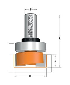 Фреза HM 16x19x54 мм для паза под петли, хвостовик 8 мм CMT 901.160.11B, фото  | SNABZHENIE.com.ua