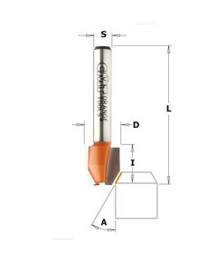Фреза фасочная комбинированная 12x12,7 мм, хвостовик 6 мм CMT 721.030.11, фото  | SNABZHENIE.com.ua