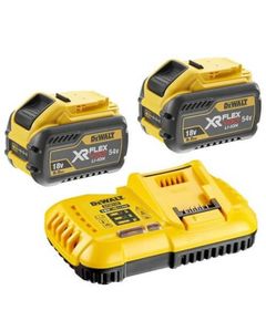 Зарядний пристрій DeWALT DCB118X2 та 2 акумулятори XR FLEXVOLT 9 Ач, фото  | SNABZHENIE.com.ua