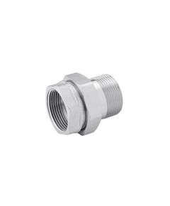 Сгон-американка пряма Karro 3/4 ВН, никельована, модель KR-3102, фото  | SNABZHENIE.com.ua