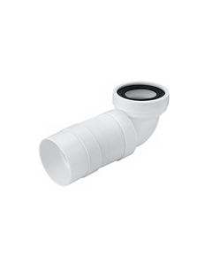 Гофра для унитаза ANIplast D-110 мм, длина 265-450 мм, фото  | SNABZHENIE.com.ua